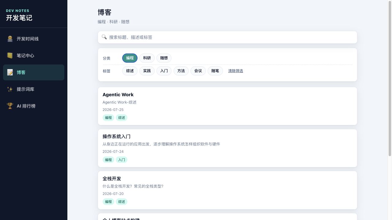 博客按编程分类筛选